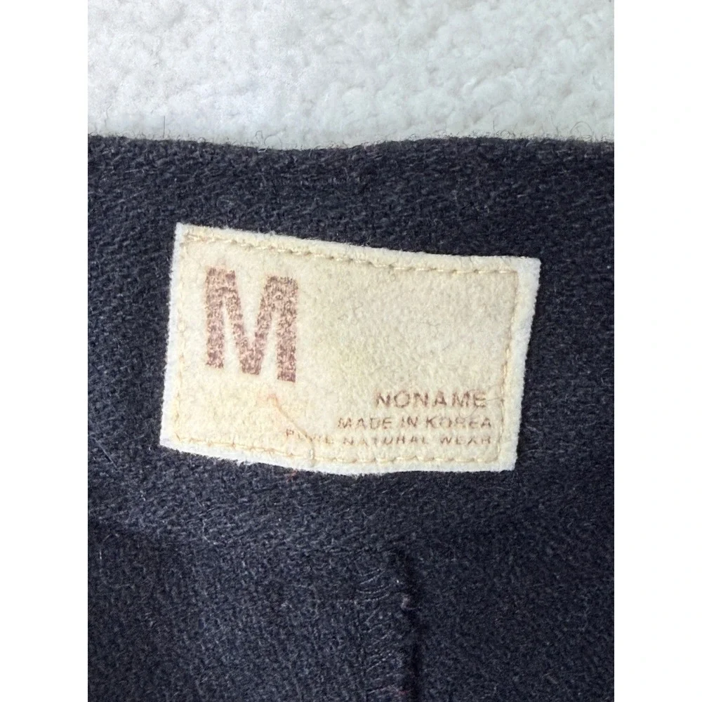 Noname Made in Korea Black Wrap Front Skort Mini Skirt Shorts Sz M K-Fashion